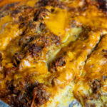 breakfast casserole in aluminum pan