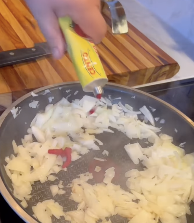 adding paste