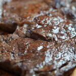 steak on cutting board