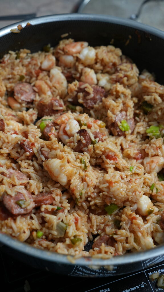 jambalaya in a pot