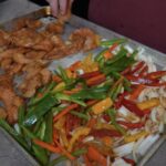 chicken and veggies on sheet pan