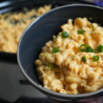 bowl of buffalo Mac and cheese