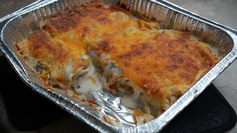 burritos in aluminum pan