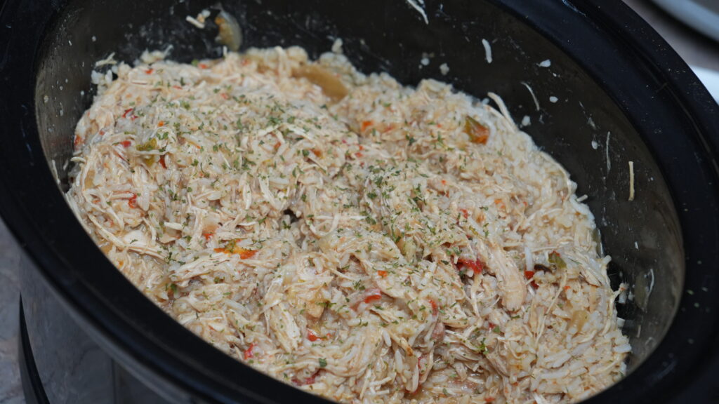 smothered chicken in crockpot