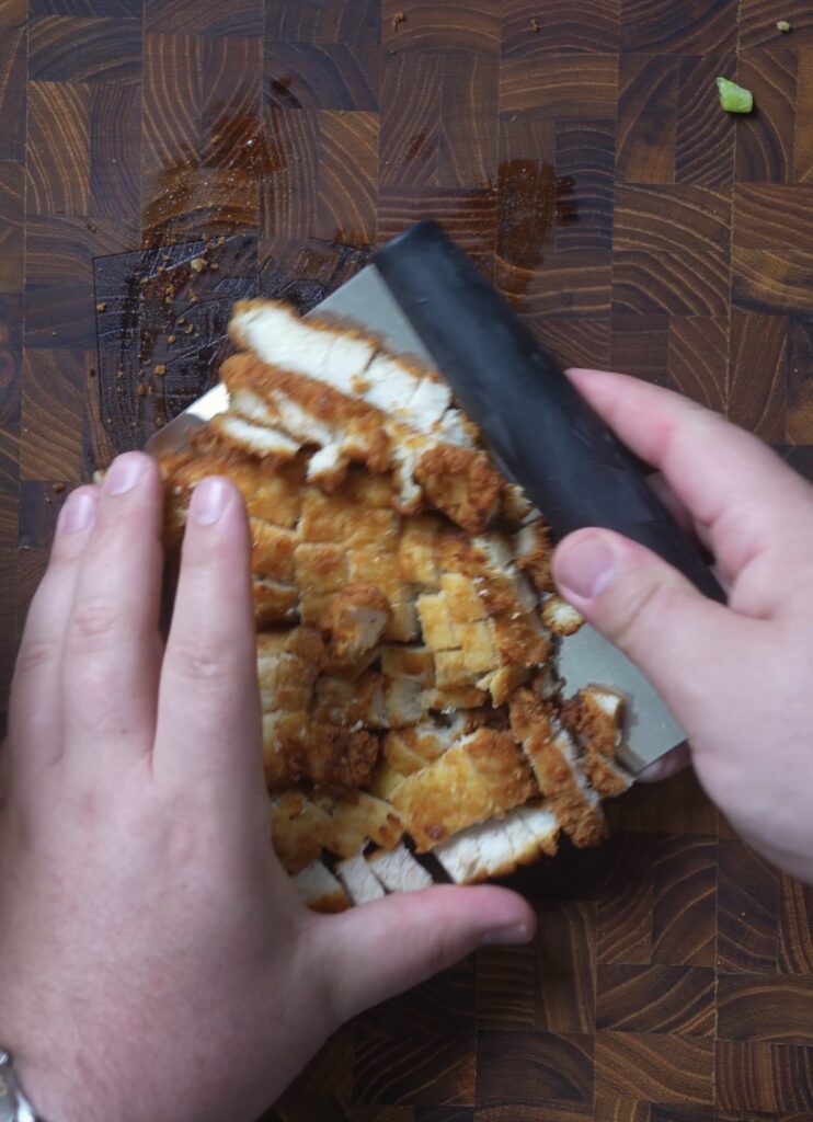 chopped chicken