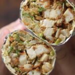 chicken caesar salad wraps
