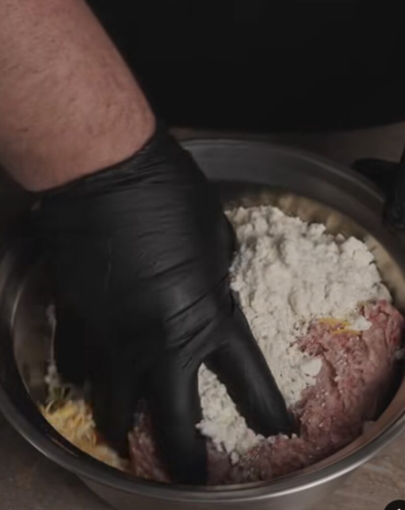 mixing ingredients