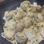 swedish meatballs with rice