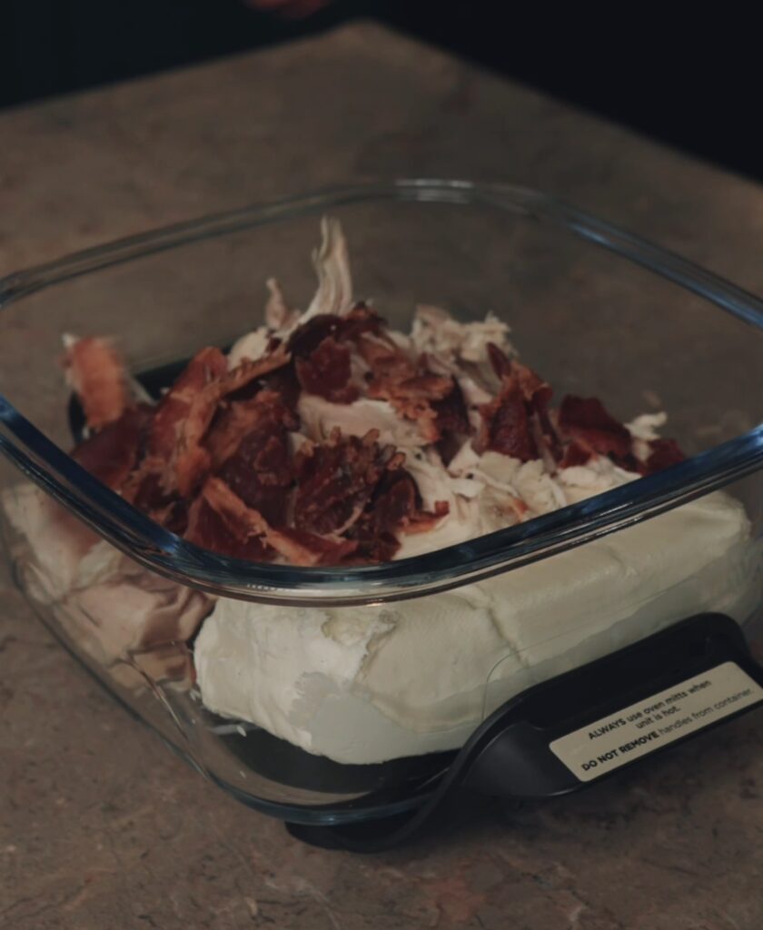 add bacon prepping for chicken bacon ranch taquitos