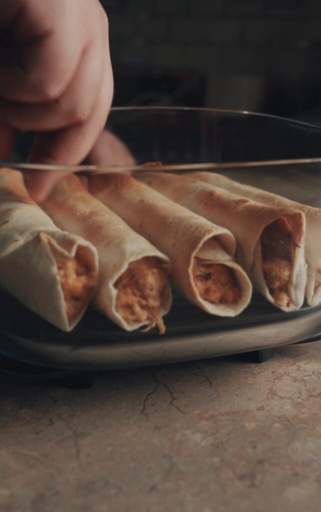 chicken bacon ranch taquitos