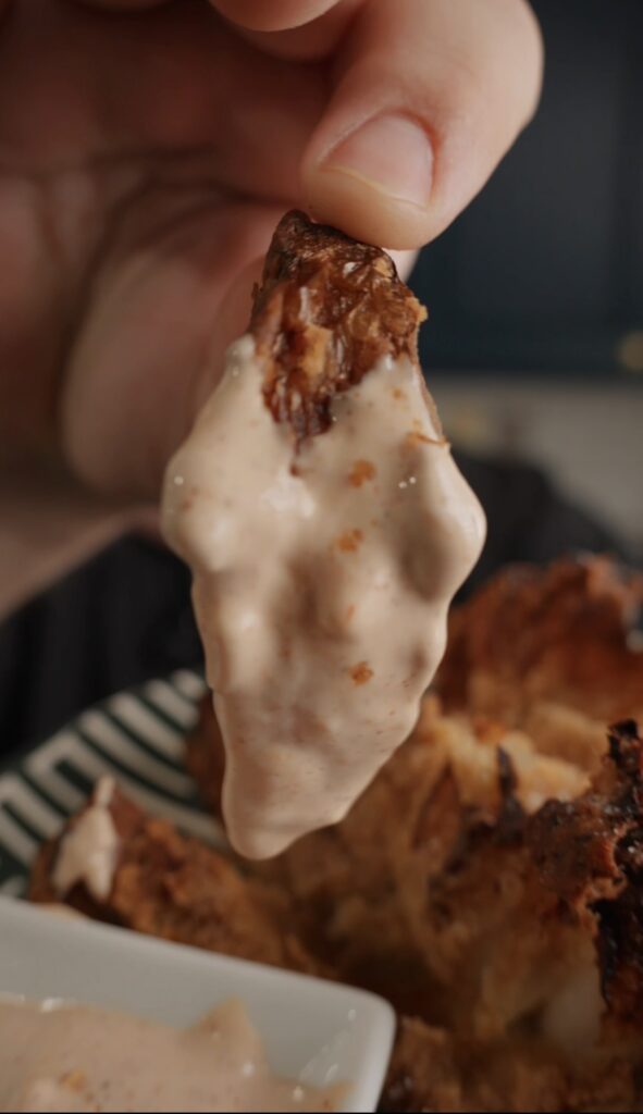 blooming onion with dip