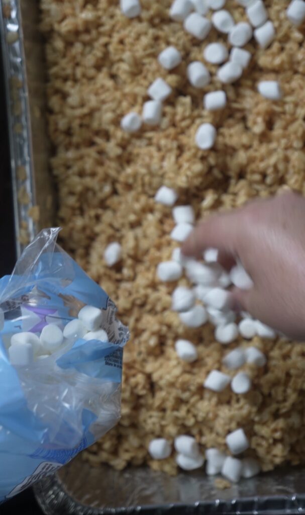 adding extra marshmallows