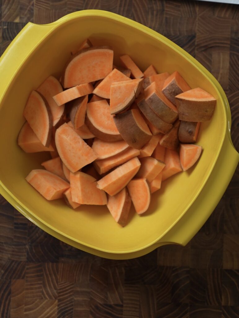 potatoes in a bowl