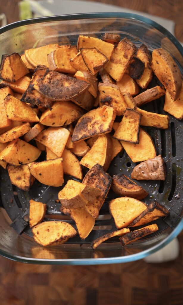 air fried potatoes