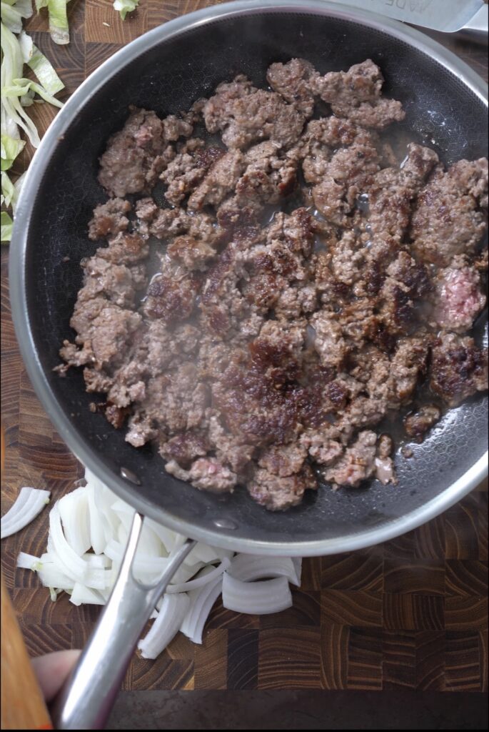browned hamburger 