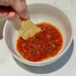 bowl of salsa
