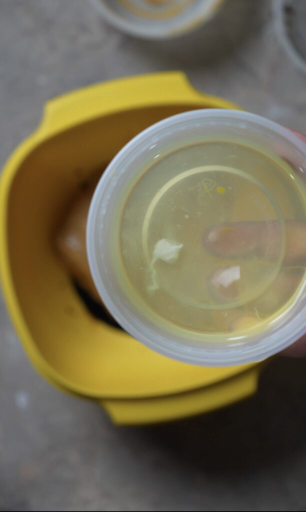 ingredients in yellow bowl
