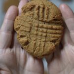 baked cookie close up