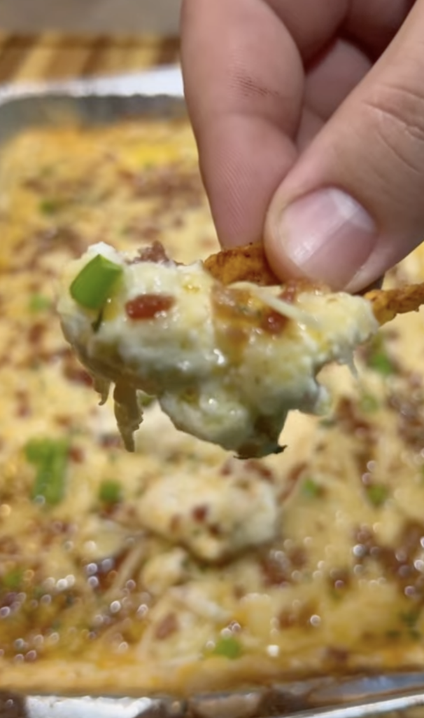 dip on a chip up close