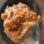 BBQ Chicken on a spoon