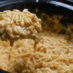 crockpot of cheesy potatoes