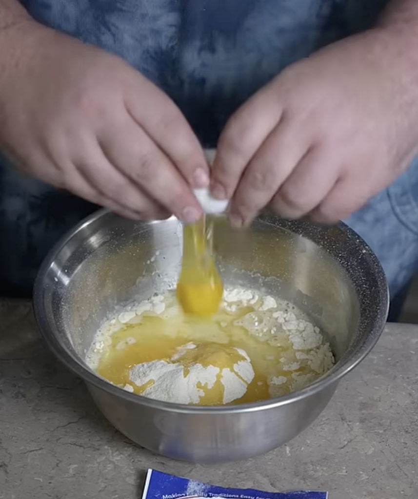 cracking egg