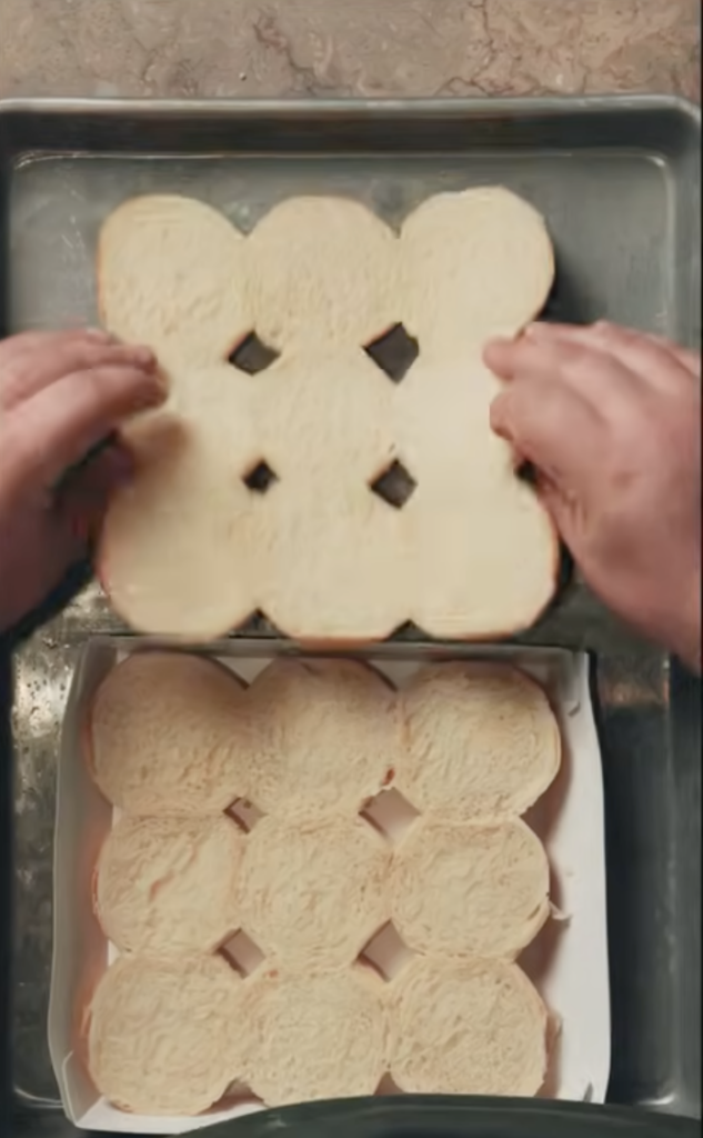 dividing the buns