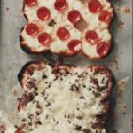 pepperoni side of the buns and sausage side of the buns