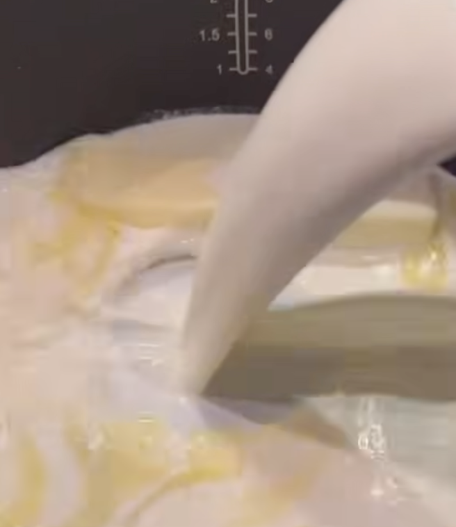 mixing ingredients